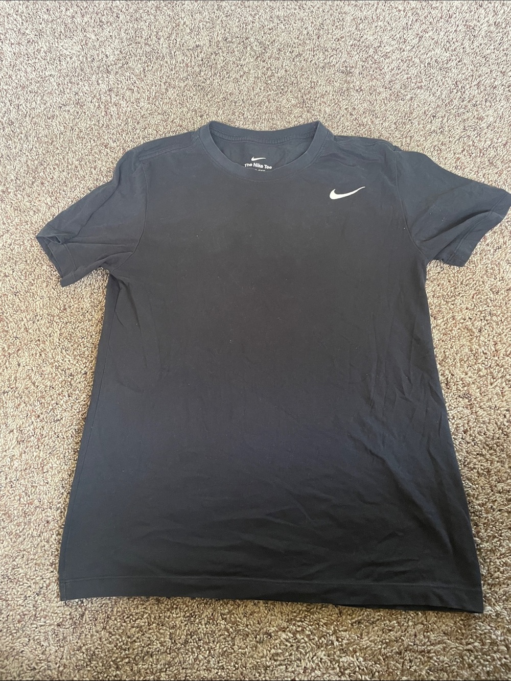Men’s S. Dri-Fit Black Nike Short Sleeve Crew Tee